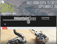 Tablet Screenshot of mountainflyermagazine.com
